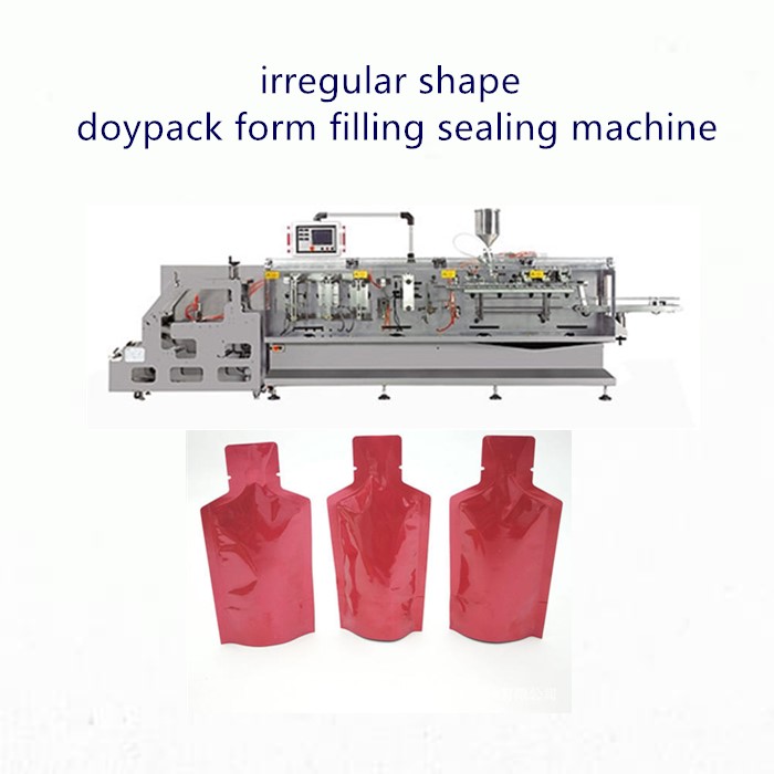 bottle shape doypack form filling sealing machine (HFFS)
