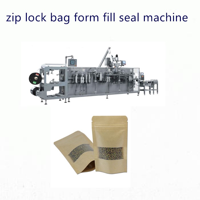 Ziplock bags form filling sealing machine (HFFS)