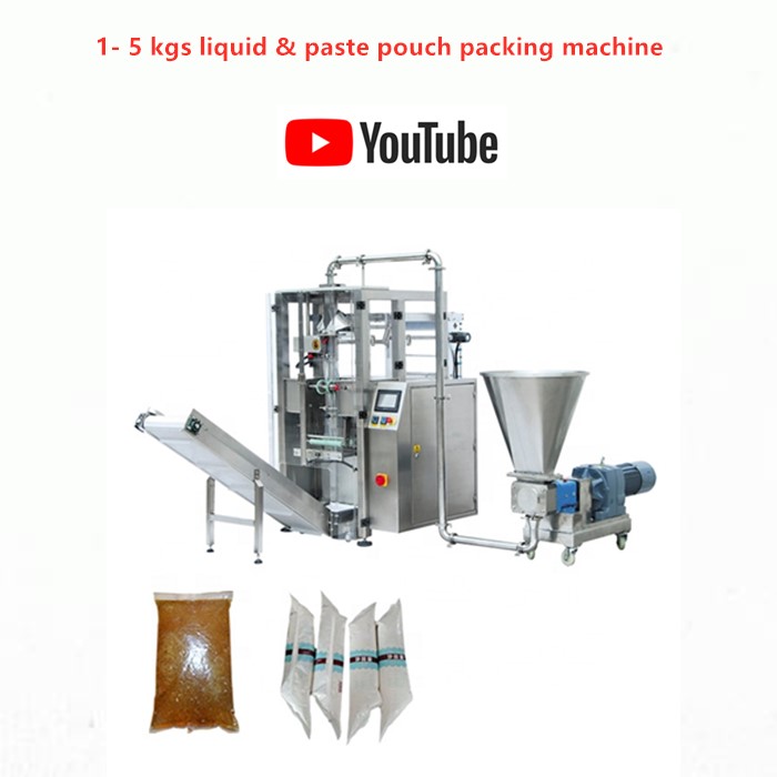 1-5 kgs sauce paste pouch packing machine