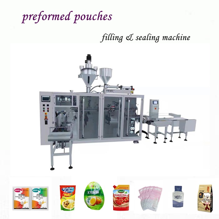 premade pouch filling sealing machine