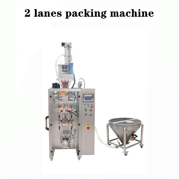 2 lanes stick sachet powder packing machine