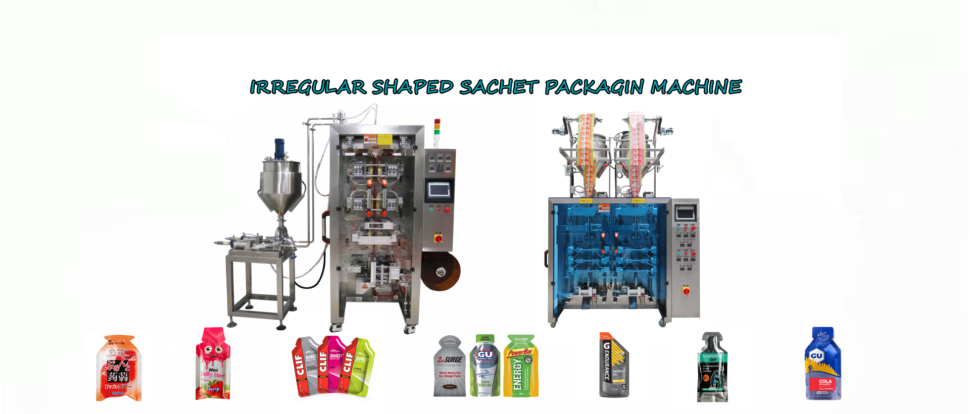 IRREGULAR SHAPED SACHET PACKAGIN MACHINE