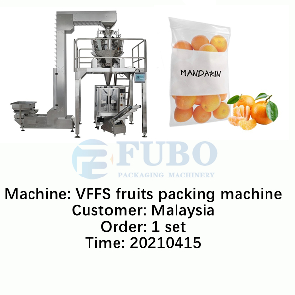 fruits & vegetables salad packing machine