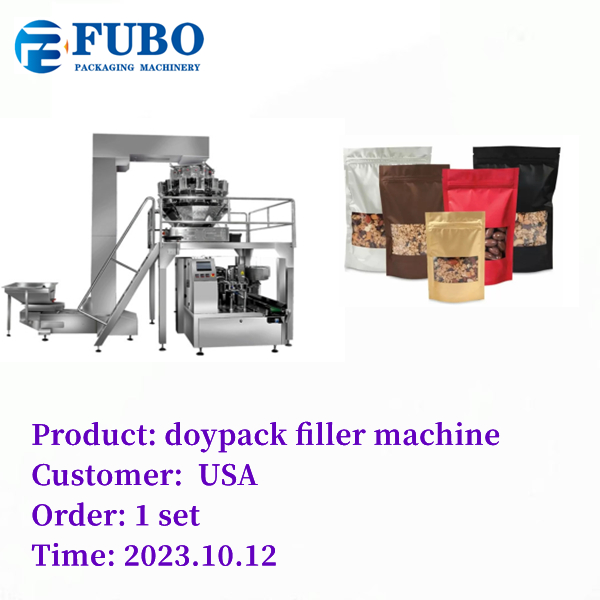 Premade doypack filler | zipper pouch filling sealing machine