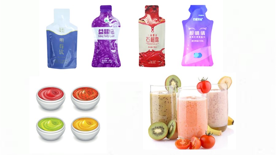stand up bottle pouch packing machine