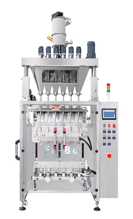 6 lanes powder packing machine