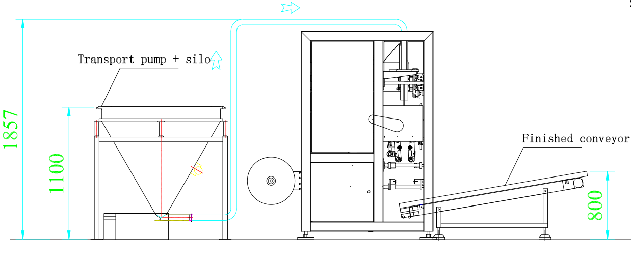 professional high viscosity products packing machine