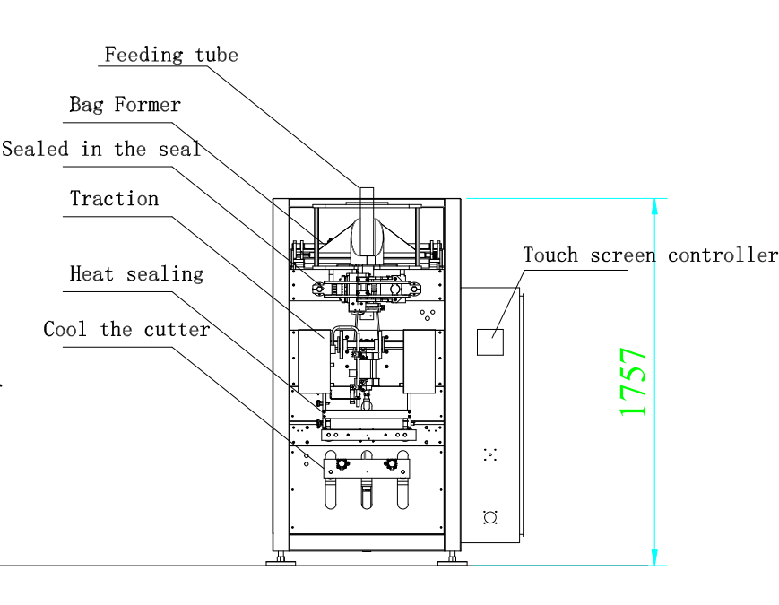 professional high viscosity products packing machine