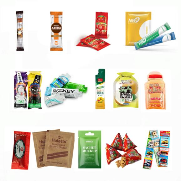 liquid packing machine --- sample packages