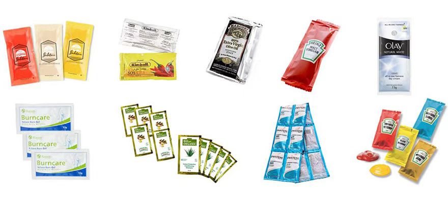 sample pouch of packing machine