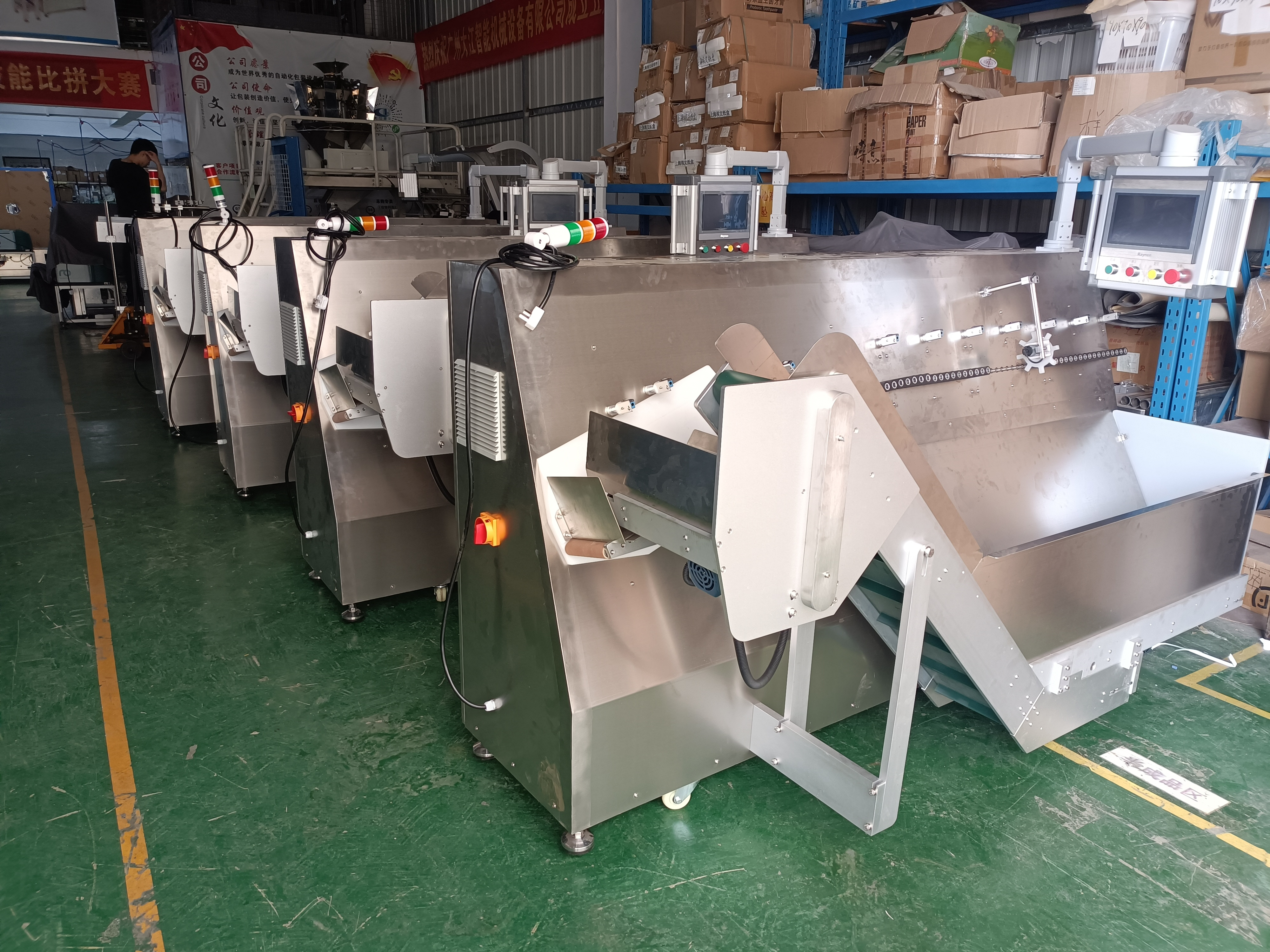 sachet sorting machine and sachets counter machine