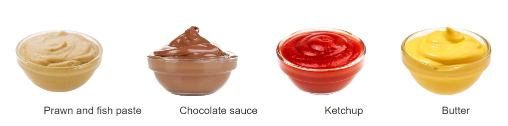 sample sauce packed by FBV-300Y PACKING MACHINE