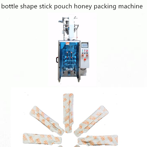 bottle shape stick pouch honey packing machine